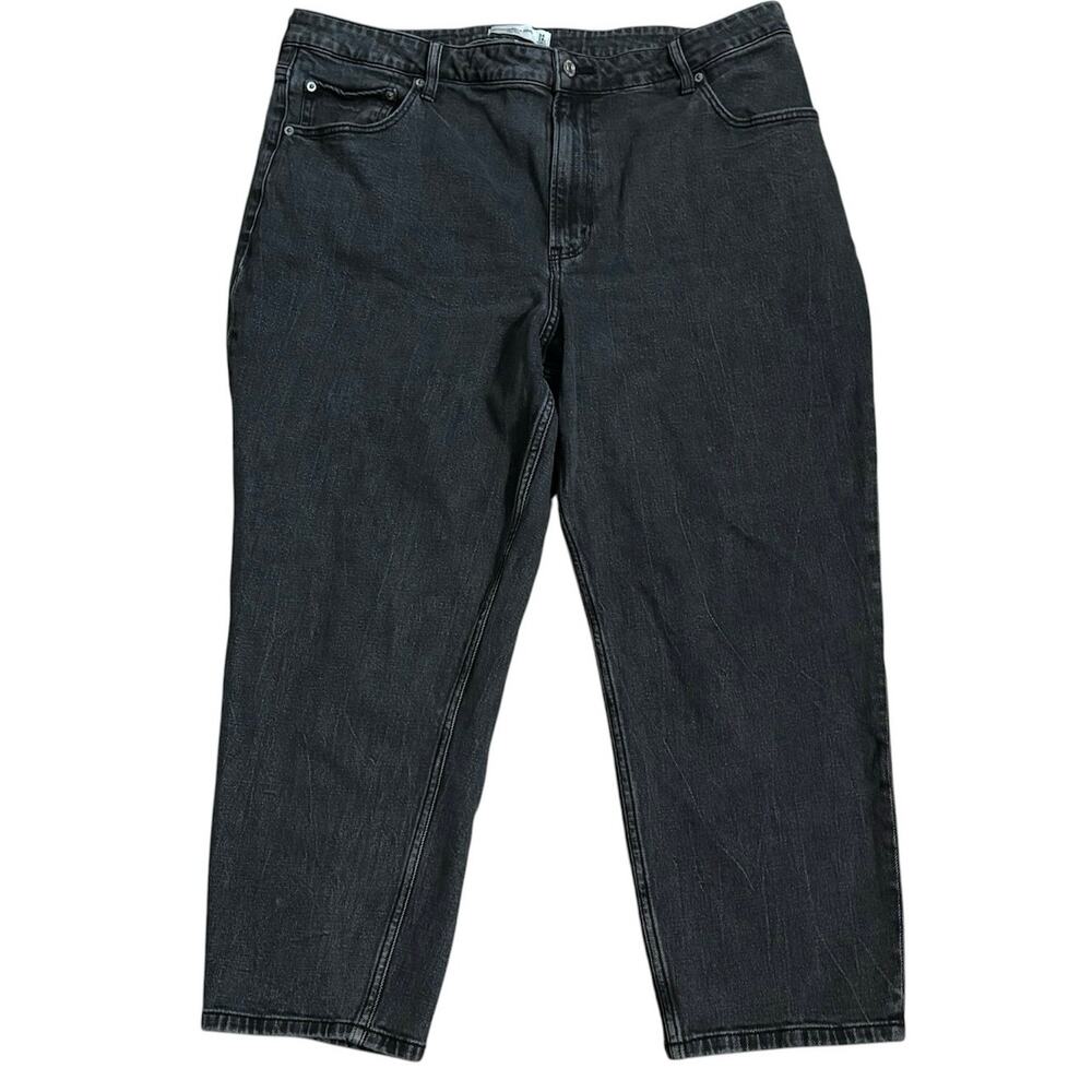 Abercrombie & Fitch A&F Plus Size 34 18 Short Jeans Curve Love Mom High Rise